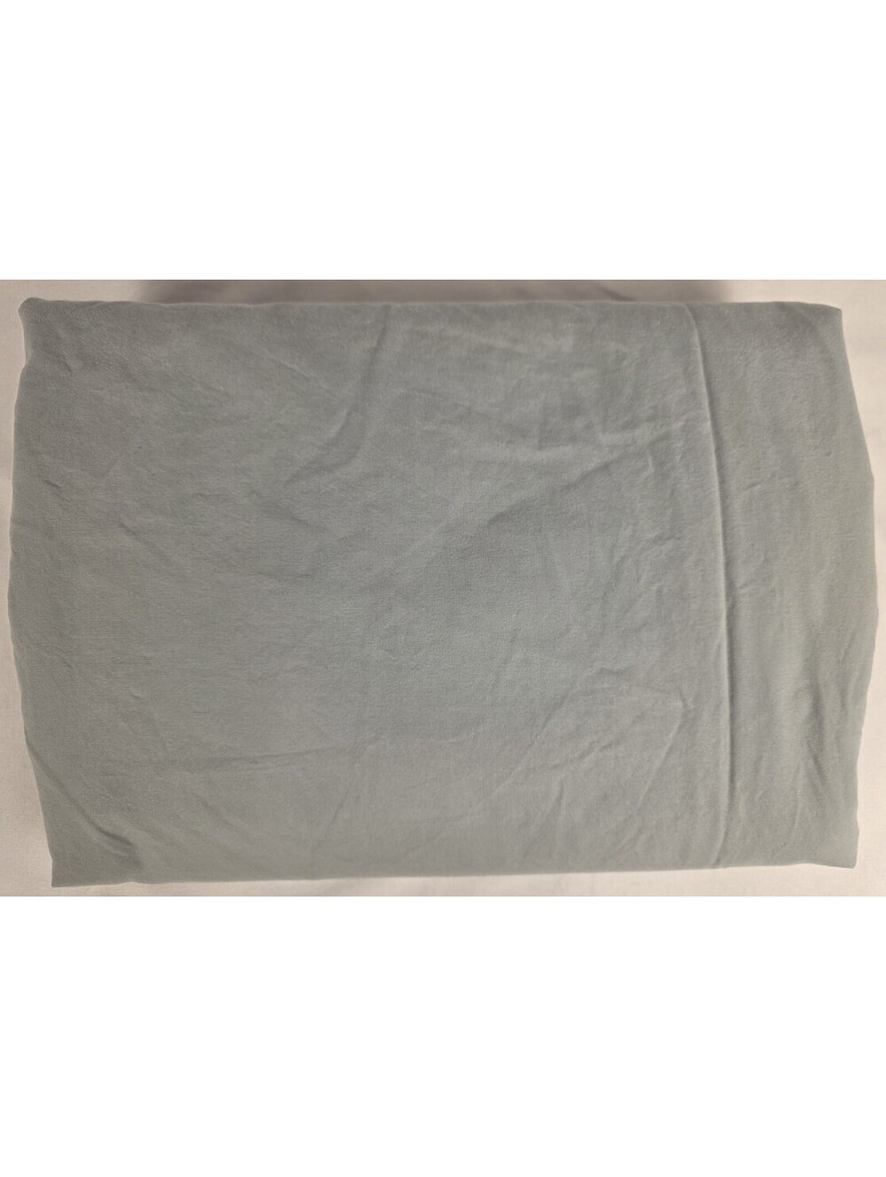 West Elm Flat Sheet Queen Grey Blue 100% Organic Cotton Bedding
